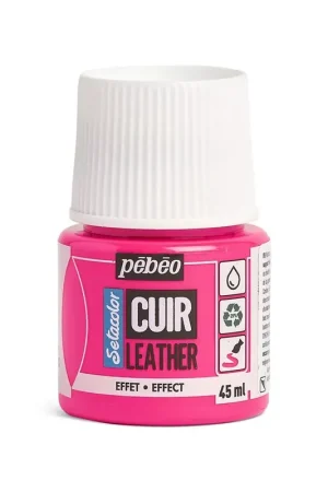 Peinture Setacolor Cuir Effect Fluorescent - Rose (n°48) x45ml Spedizione Gratuita