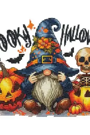 Foglio di punto croce - Spaventoso Halloween - Les petites croix de Lucie Novità