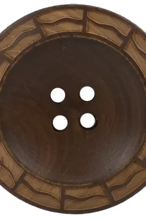 Promozione Esclusiva Botón de Madera con Relieve