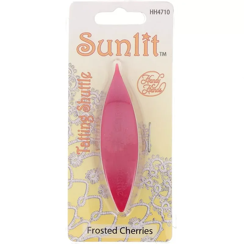 Navette - Tatting Shuttle Sunlit - Frosted Cherries x1 Più Venduto