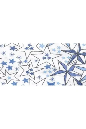 Biais en tissu Liberty - Adelajda - Bleu x1m Scelto Dai Clienti