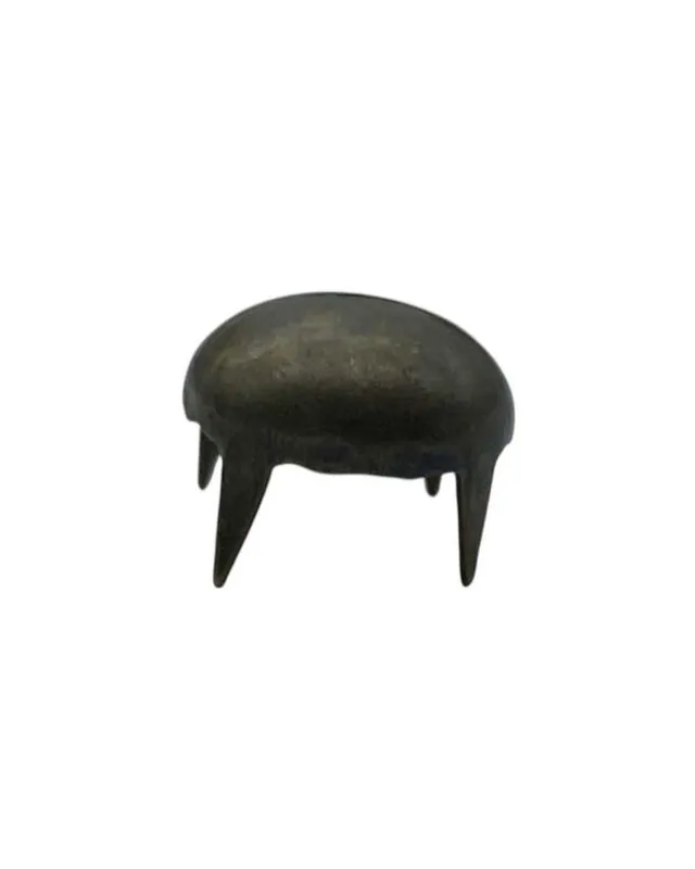 2 PZ Borchia Metallo Oro Brunito con Punta da Ancorare 1 Cm Prezzo per Pezzo Di Tendenza