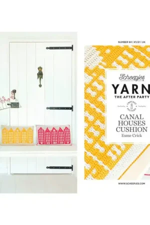 Schema Scheepjes Nº 80 Yarn The After Party - Canal Houses Cushion Vendita Finale