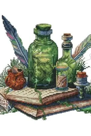 Promozione Foglio di punto croce - Libro di magia - Les petites croix de Lucie