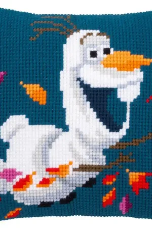 Super Prezzo Kit Cuscino Punto croce - Disney - Frozen 2 Olaf - Vervaco