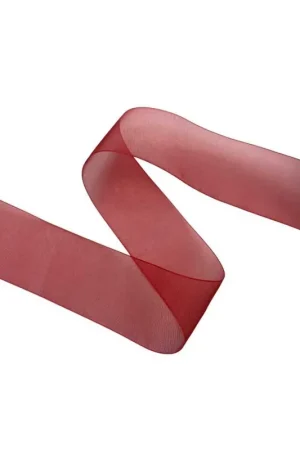 Nastro Velo Organza Lucido Altezza 4 cm Prezzo per 2 Metri Colori Assortiti Tessuto Italiano Quantità Limitata