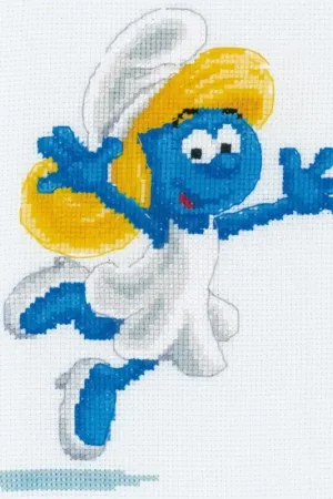 Ultime Pezzi Kit punto croce - I Puffi - Puffetta - Vervaco