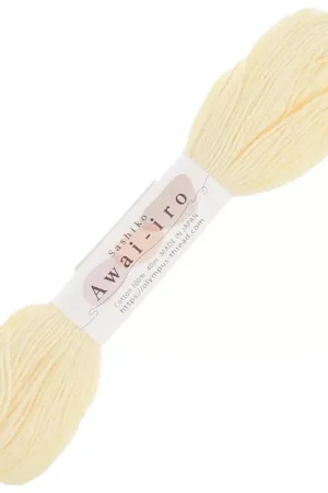 Fil à broder pour technique japonaise Sashiko - Olympus - Citron pastel x40m Miglior Prezzo