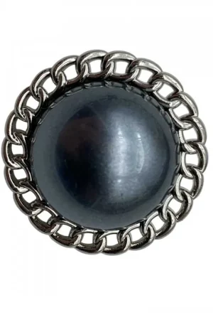 Bottone Gioiello Perla Plastica – Gambo Posteriore – Ø 32 mm Affare