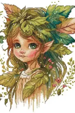 Foglio di punto croce - Oona - Les petites croix de Lucie Spedizione Espresso