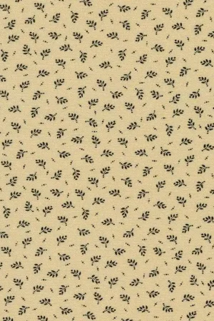 Dakota Threads Tan, Tessuto Beige con rametti - Robert Kaufman Consegna Rapida