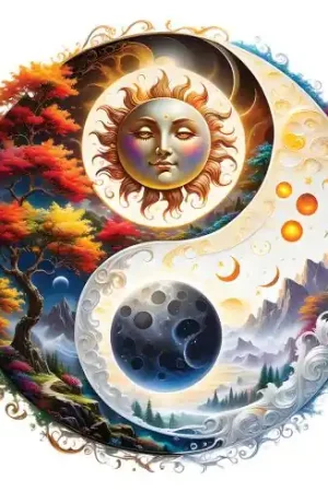 Non Perdere Foglio di punto croce - Yin and Yang - Les petites croix de Lucie