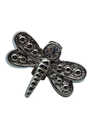 Bottoncino Decorativo – Forma Farfalla – Plastica Argento – 15×10 mm Offerta Lampo