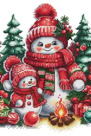 Foglio di punto croce - Spirito di famiglia - Les petites croix de Lucie Nuovo Arrivo