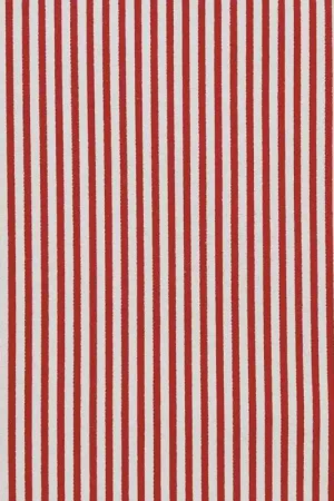 Tessuto a righe da 1,5 mm bianche e rosso Natale A Buon Prezzo