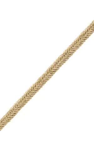 Soutache Luxor fabrication italienne 3 mm - Doré x1m Occasione