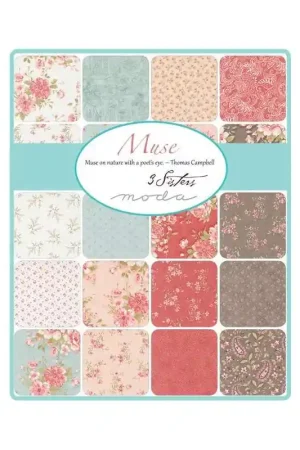 Sconto Pacchetto di 40 Fat Quarter da 45 x 55 cm Primaverili - Muse, Moda Fabrics