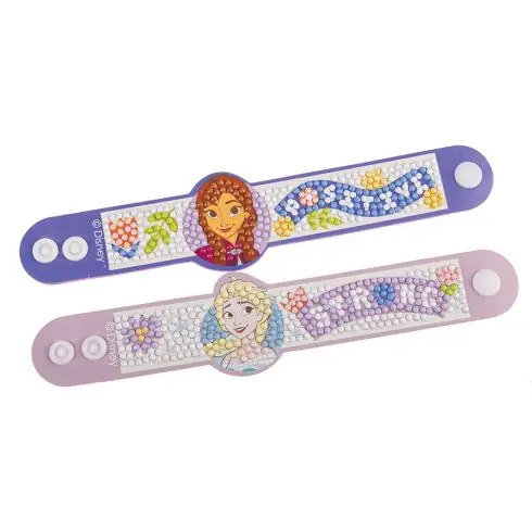 Porta-diamanti - Braccialetti Elsa e Anna - Craft Buddy Compra Oggi Stesso