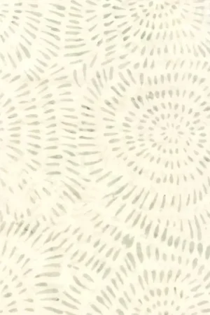 Di Tendenza Tessuto Batik bianco latte con piccole linee a cerchi concentrici