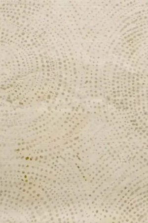 Tessuto Batik beige con pois a cerchi concentrici Acquista Ora