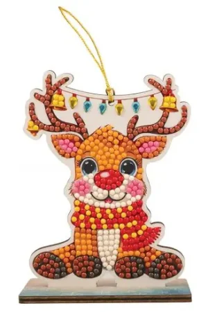 Direttamente Dal Produttore statuetta di diamante - Renna di Natale - Crystal Art D.I.Y