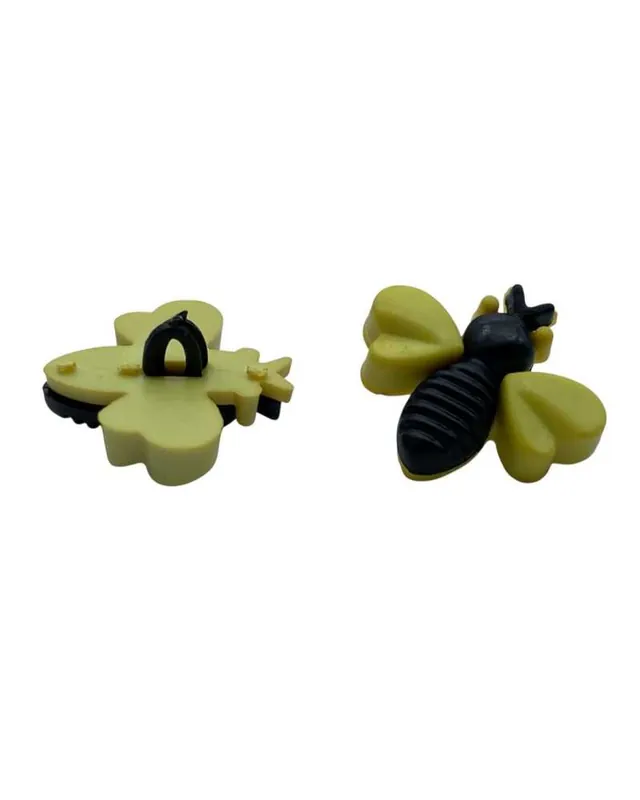 Nuovo Arrivo Bottoncino decorativo in plastica Ape, Libellula con gambo – Ø 15 mm