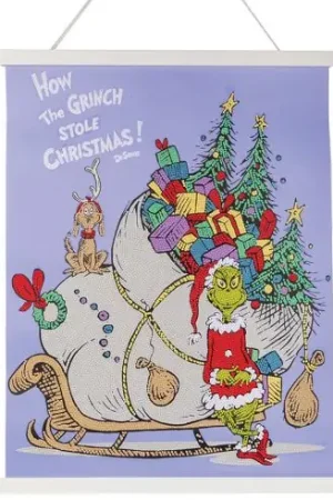 Banner a diamante - Come il Grinch rubò il Natale - Crystal Art D.I.Y Nuovo Arrivo