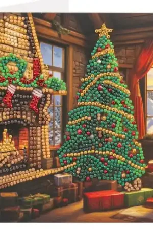 Spedito Oggi Carta con ricamo a diamante - Calore invernale - Crystal Art D.I.Y