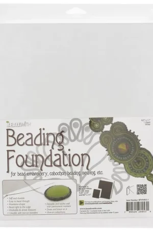 Di Tendenza Coupon de feutrine pour broderie 28x22 cm - Blanc x1