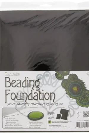 Di Tendenza Coupons de feutrine pour broderie 28x22 cm - Blanc - Noir x4