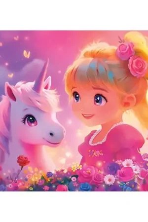 Ultimissimo Modello puzzle per bambini - Principessa e unicorno - 100 pezzi - Castorland