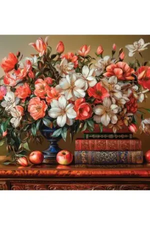 puzzle - Serata floreale - 1000 pezzi - Castorland Occasione Imperdibile