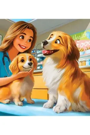 puzzle per bambini - Dal veterinario - 120 pezzi - Castorland Subito Disponibile