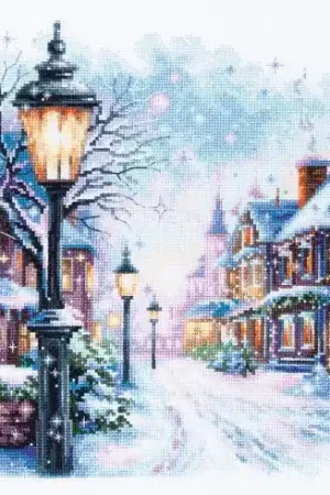 A Buon Prezzo kit ricamo a punto croce - Neve sulla città - Magic Needle