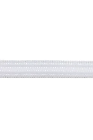 Saldi Elastique souple plat 5 mm - Blanc x5m