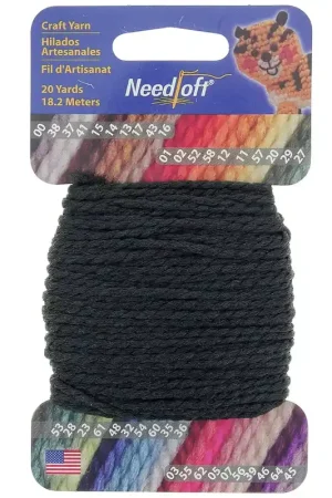 Cordon en nylon pour plastic canvas - 2 mm - Noir x18.2m Ultime Pezzi