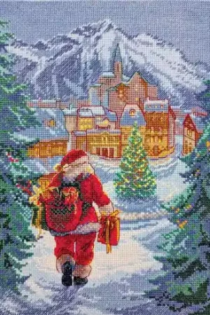 kit ricamo a punto croce - Notte magica - Aine Quantità Limitata