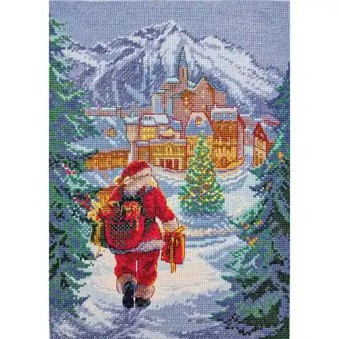 kit ricamo a punto croce - Notte magica - Aine Quantità Limitata