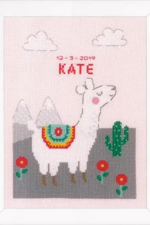 Kit punto croce - Lovely Llama - Vervaco Saldi