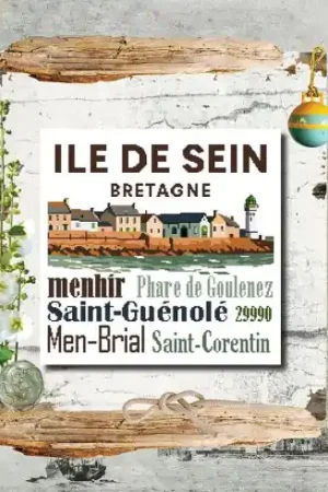 Foglio di punto croce - Isola di Sein - Isabelle Haccourt Vautier Offerta Speciale