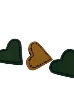 Consegna Rapida Bottoncino decorativo in plastica – Cuore – Ø 2 cm