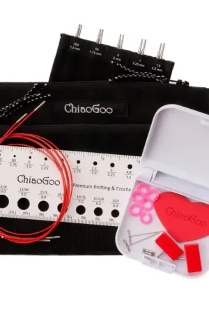 Set di Ferri Intercambiabili 13 cm Twist Red - ChiaoGoo Offerta Speciale