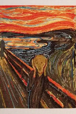 Occasione kit ricamo a punto croce - Il grido - DMC