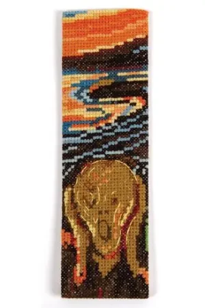 Spedito Oggi Kit segnalibro da ricamo - Il grido - DMC