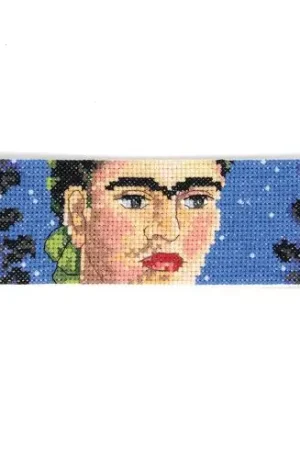 Di Tendenza Kit segnalibro da ricamo - frida kahlo - DMC