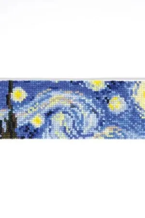 Kit segnalibro da ricamo - La notte stellata - DMC Prezzo Scontato