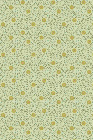 Prezzo Basso Tilda Sanctuary Daisydream Pistachio, Tessuto Verde Pistacchio con piccole Margherite