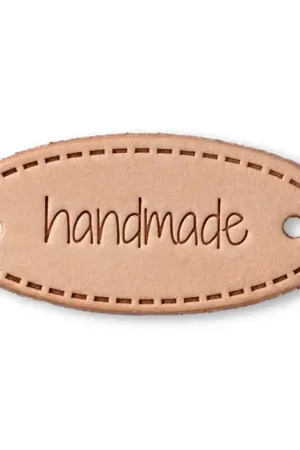 Etichetta ovale in pelle "Handmade" - Prym Ultima Occasione