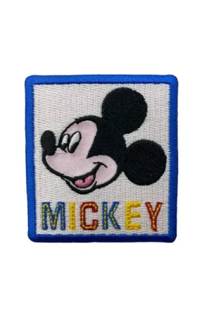 Patch Termoadesiva Ricamata Topo per Abbigliamento Toppa Ferro da Stiro 6 cm Reso Gratuito