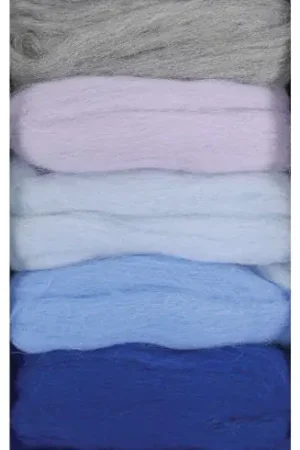 Lana da feltro - Confezione lana cardata - Ghiacciaio - DMC Offerta Speciale